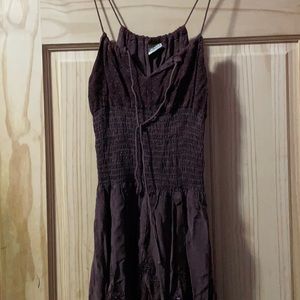 Brown summer dress
